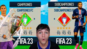 ¡JUGADORES CAMPEONES DE CHAMPIONS vs JUGADORES SUBCAMPEONES DE CHAMPIONS en FIFA!
