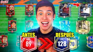 MEJORANDO LA CUENTA DE UN SUSCRIPTOR en FIFA MOBILE 😱 *Se lo busco a DYBALA*