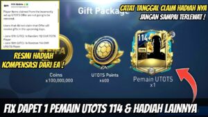 RESMI ! HADIAH KOMPENSASI DARI BUG EVENT UTOTS | DAPET 1 PEMAIN UTOTS 114 FIFA MOBILE 23