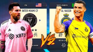 RONALDO AL NASSR GEGEN MESSI INTER MIAMI !!! 🐐🆚🐐 FIFA 23 Karrieremodus Experiment