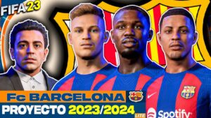 Reconstruyo al Fc BARCELONA Apartir del 2023! FIFA 23 Modo Carrera LITE!!