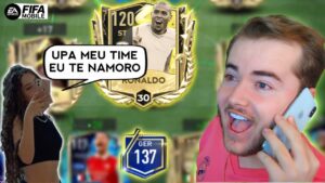 🔥 TRANSFORMEI A CONTA DA GAROTA DO FIFA 🔥 PEGUEI IDOLO BRASILEIRO NO FIFA MOBILE 23