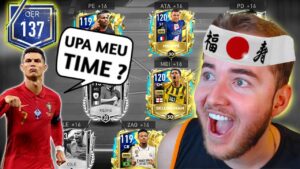 🔥 TRANSFORMEI A CONTA DE GRINGO 🔥 MELHOR TIME DO FIFA MOBILE 23 ?