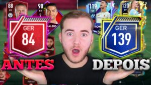 🔥TRANSFORMEI CONTA DE INSCRITO🔥AUMENTEI 11 DE GER NO FIFA MOBILE 23