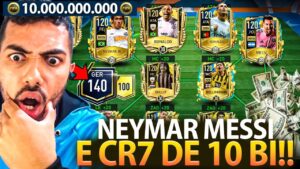 🤩 COMPREI NEYMAR, MESSI & CR7 PRO TIME DOS SONHOS 🤑🔥 | MEU TIME DE 10 BILHÕES 🔥🔥 - FIFA MOBILE 2023