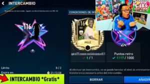😱 CONSIGO JUGADOR de “116 GRL” HICE INTERCAMBIO ASEGURADO RETRO STARS en FIFA MOBILE *Abro Sobres*