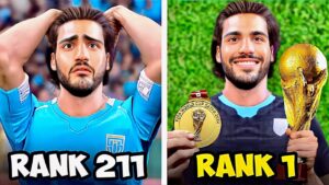 Eu Ganhei a Copa do Mundo, com a PIOR Seleção do Mundo..