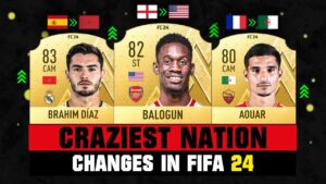 FIFA 24 | CRAZIEST NATION CHANGES (EA FC 24)! 💀😲 ft. Balogun, Brahim Diaz, Aouar...