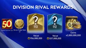 FREE 2 Billion Coins Profit from Division Rivals Rewards, Unbelievable luck! - FIFA MOBILE 23