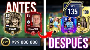 😱💰GASTAMOS MAS DE MIL MILLONES MEJORANDO ESTA CUENTA DE FIFA MOBILE