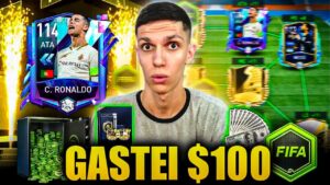 GASTEI $100 E TRANSFORMEI A CONTA DO INSCRITO🔥 REALIZEI O SONHO DELE😱 FIFA MOBILE 23