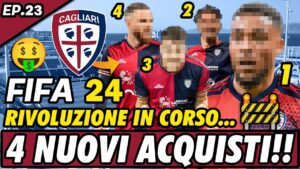 HO COMPRATO 4 GIOCATORI NUOVI! INIZIA LA RIVOLUZIONE! FIFA 23 CARRIERA ALLENATORE CAGLIARI EP.23