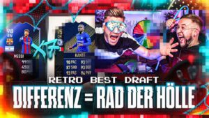 Ist das RESPEKTLOS.. 😂😱 DIFFERENZ RETRO FIFA Rad der Hölle FUT DRAFT BATTLE 🔥