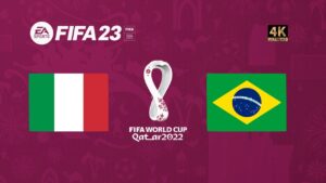 Itália x Brasil | FIFA 23 Gameplay Copa do Mundo Qatar 2022 | Final [4K 60FPS]