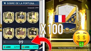 🥵 LO QUE PASA CUANDO ABRES 100 SOBRES DE ICONOS EN FIFA MOBILE