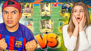 ME ENFRENTO a MI NOVIA en UN PARTIDO en FIFA MOBILE 😱 *SI PIERDO ELIMINO un JUGADOR de MI PLANTILLA*