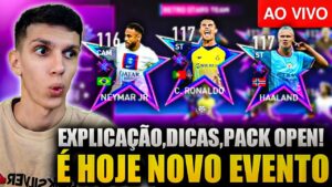 NOVO EVENTO É HOJE SÓ VEM!!!🔴 EXPLICAÇÃO, DICAS, PACK OPEN & MAIS 🔥AO VIVO FIFA MOBILE 23
