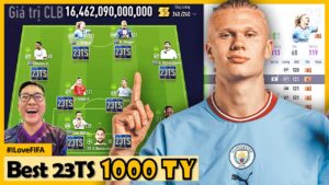 Phá 1000 Tỷ Acc Chính I Love Xây Dựng Đội Hình 23TS CỰC KHỦNG FO4 Với: MBAPPE, HAALAND & VINICIUS