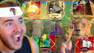 🔥SELEÇÃO DA ÁFRICA VALIOSA🔥MONTEI O TIME COM OS MELHORES JOGADORES AFRICANOS NO FIFA MOBILE 23