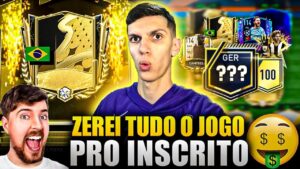 TRANSFORMEI A CONTA DO INSCRITO🔥 COMPREI E ZEREI TUDO PRA ELE & ISSO ACONTECEU😱 FIFA MOBILE 23