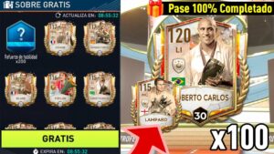 😱 ABRO MAS 100 SOBRES ICONOS TITAN DE TROFEO!!! ROBERTO CARLOS GRATIS!! PASE al 100% en FIFA MOBILE