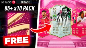 FIFA 23 70 x Free 85+ x 10 Futties Team 5 Packs!