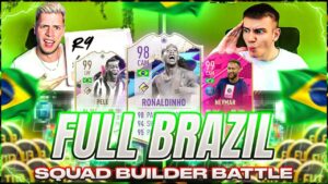 FIFA 23: FULL BRASILIEN SQUAD BUILDER BATTLE 🔥🔥 vs LackschuhD