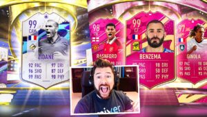 INSANE FUTTIES Team 5 w/ 99 Zidane, 99 Benzema & 98 Rashford!