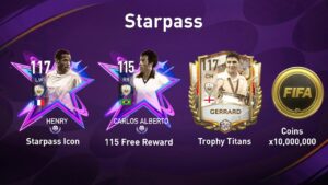 NEW STARPASS! FREE 115 RIVALDO & TROPHY TITANS UPCOMING PLAYER FIFA MOBILE 23!