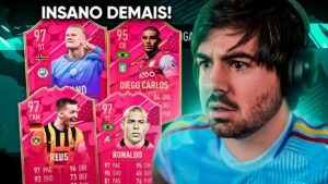 O DRAFT TA INSANO DEMAIS!!! R9 - HALAAND 97 E DUAS CARTINHAS FUTTIES! FIFA 23