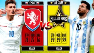 Porazí ČESKO tým HVĚZD? [FIFA 23 Experiment]