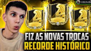 RECORDE HISTÓRICO🔥 GASTEI BILHÕES NAS NOVAS TROCAS ÍCONS PRIMES E OLHA ISSO...😱 FIFA MOBILE 23
