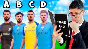 Time das LETRAS DO ALFABETO - Desafio FIFA 23