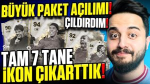 1 VİDEODA 7 FARKLI İKON OYUNCU ÇIKARTTIK! KAFAYI YEDİM! KADRO UÇUYOR! Fifa 24 Ultimate Team