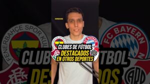 GRANDES CLUBES del #FUTBOL que TAMBIÉN DESTACAN en OTROS DEPORTES | #FIFA #SHORTS