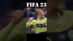 HAALAND VS CHELSEA 🔥 #manchestercity #haaland #fifa23 #gaming #football #shorts #fifa