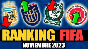NUEVO RANKING FIFA: Perú y Paraguay se DESPLOMAN, Ecuador y Colombia SUBEN, México mejor que Uruguay