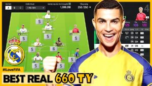 Phá Nhanh 660 Tỷ ILF Build Team Color REAL MADRID Cực Khỏe 2023 RONALDO, BENZEMA, BECKHAM & HAZARD