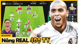 Phá Nốt 400 Tỷ BP I Love Nâng Cấp Đội Hình REAL MADRID Cực Mạnh FO4 / FC ONLINE 2023 Lương 250