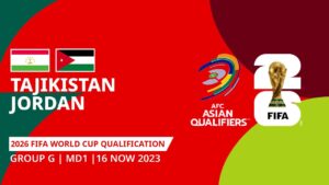 Tajikistan - Jordan | 2026 FIFA World Cup AFC Asian Qualifiers | Round 2 | MD1