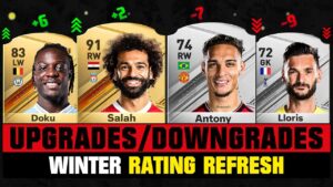 BIGGEST PREMIER LEAGUE WINTER RATING UPGRADES & DOWNGRADES in FC 24! 😱🔥 ft. Salah, Doku, Antony...
