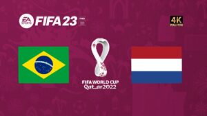 Brasil x Holanda | FIFA 23 Gameplay Copa do Mundo Qatar 2022 | Final [4K 60FPS]