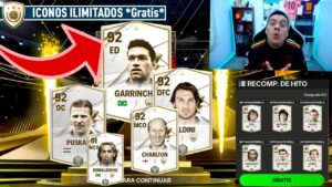 🤙 DAN ICONOS ILIMITADOS A TODOS en FC MOBILE *Ronaldinho, Garrincha, Maldini, Puskas, Cruyff & Más*