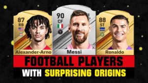 FOOTBALL PLAYERS with SURPRISING ORIGINS You didn't know about! 🤯😱 ft. Messi, Ronaldo, Trent…