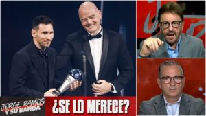 POLÉMICA. FIFA nomina a MESSI al premio THE BEST junto con MBAPPÉ y HAALAND | Jorge Ramos y Su Banda