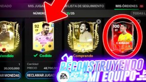 🛠 RECONSTRUYENDO MI EQUIPO EN FIFA MOBILE 24 !!! LIONEL MESSI ESPECIAL !!!