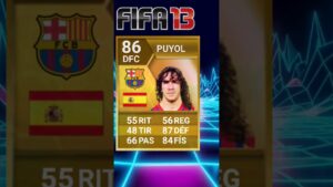 TODAS las CARTAS de PUYOL en FIFA😱✨#fifa #futbol #shorts