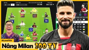I Love Cầm Hơn 200 Tỷ Nâng Cấp Đội Hình AC MILAN Cực MẠNH Với " CHÂN GỖ " Olivier Giroud 23HW +5