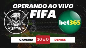 🔥 Live no FIFA 🔥 Operando na BET365 BANCA INICIAL DE R$100 ✅