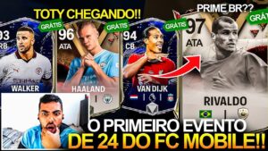 O PRIMEIRO EVENTO DO ANO NO FC MOBILE! 😱 NOVAS CARTAS GRÁTIS & EVENTO TOTY VAI SER LOUCURA 🤯🔥